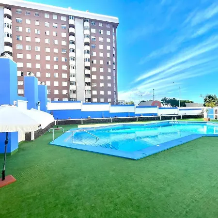 Apartamento A Pocos Metros De La Playa, Con Piscina Y Wifi Gratuito En Zonas Comunes 아파트 푸에르토 드 라 크루즈